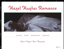 Tablet Screenshot of hazelhughesromance.com